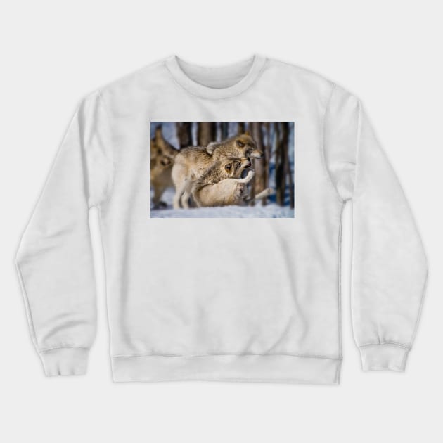 Timber Wolves Crewneck Sweatshirt by jaydee1400